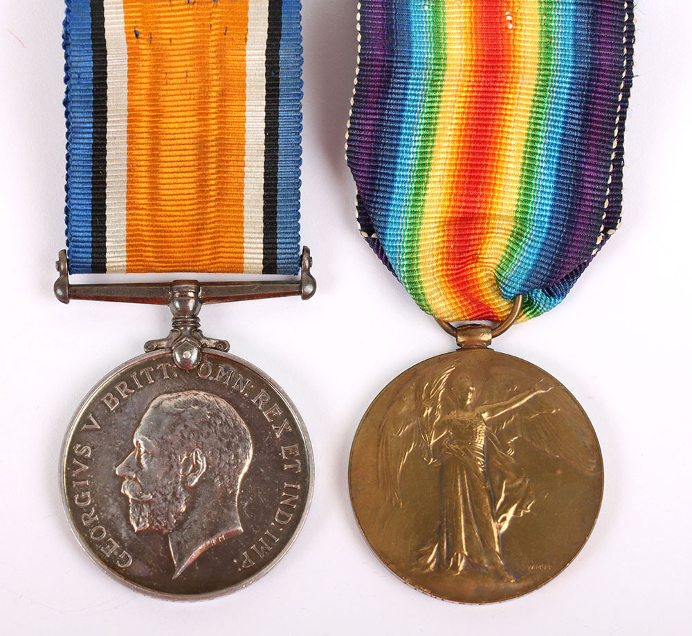 #48 – Great War Medal Pair Awarded to a Lieutenant who Served in the 15th Battalion Hampshire Regiment