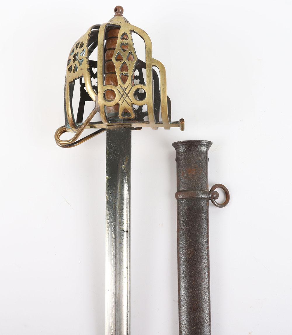 #536 – Decorative Scottish Basket Hilt Backsword