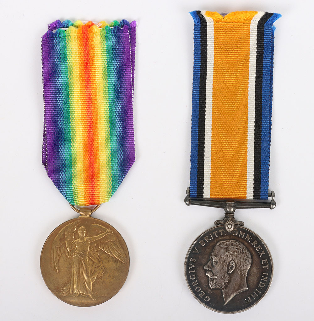 #55 – Great War Gallipoli Campaign Casualty Medal Pair 4th Battalion South Wales Borderers