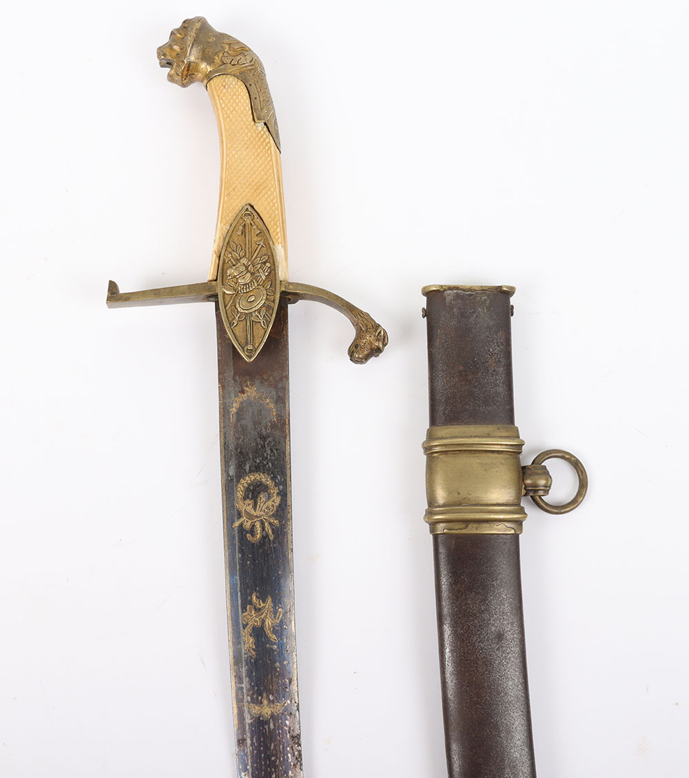 #556 – Continental Cavalry Officers Sword c.1840