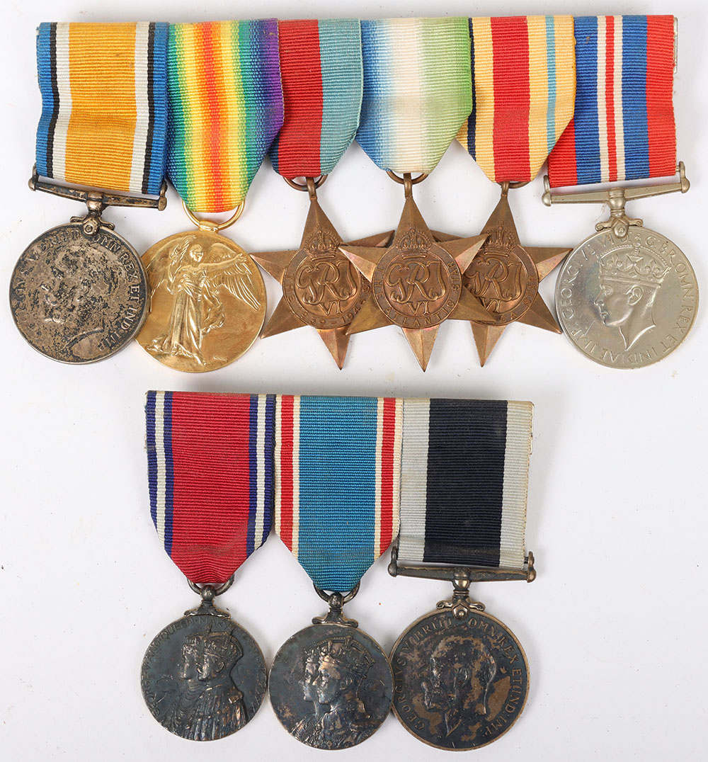 #58 – Royal Navy Long Service Medal Group of 9 to the Royal Yacht Victoria & Albert