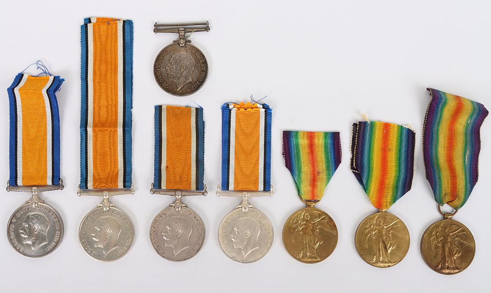 #61 – Collection of 8 Single Great War Medals to the Royal Welsh Fusiliers