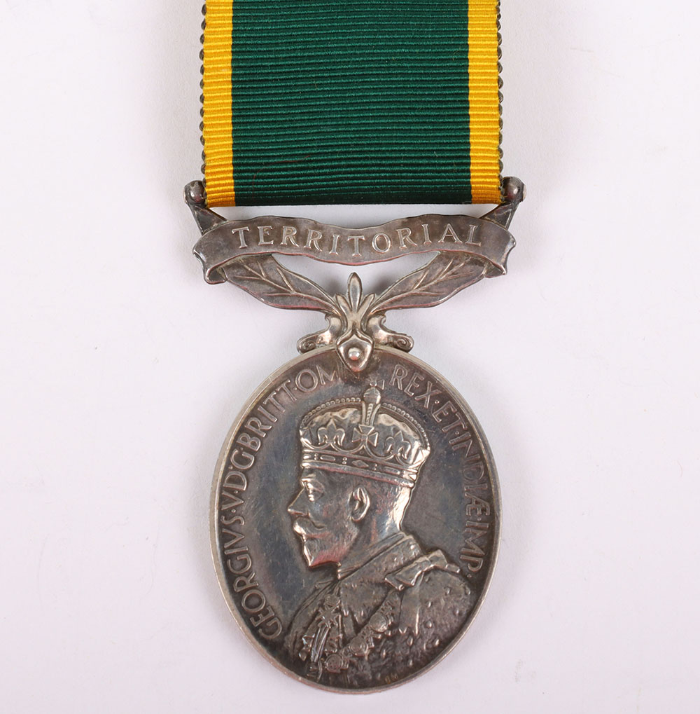 #64 – George V Efficiency Medal to the 6th Hampshire Regiment