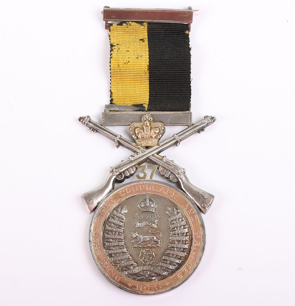 #65 – An Impressive 1925 Rifle Shooting Medallion to the 37th (North Hampshire) Regiment