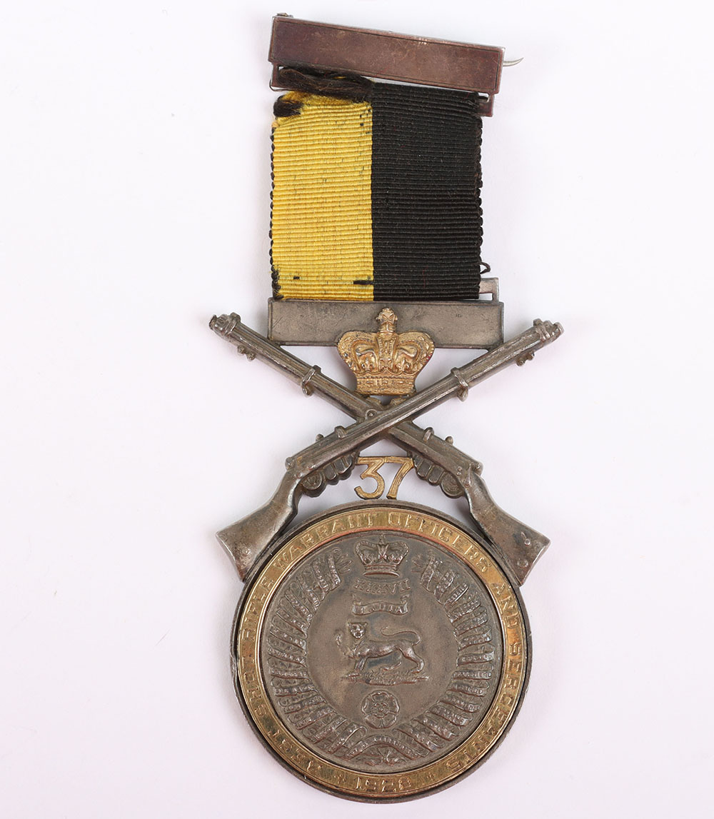 #66 – An Impressive 1928 Rifle Shooting Medallion to the 37th (North Hampshire) Regiment,