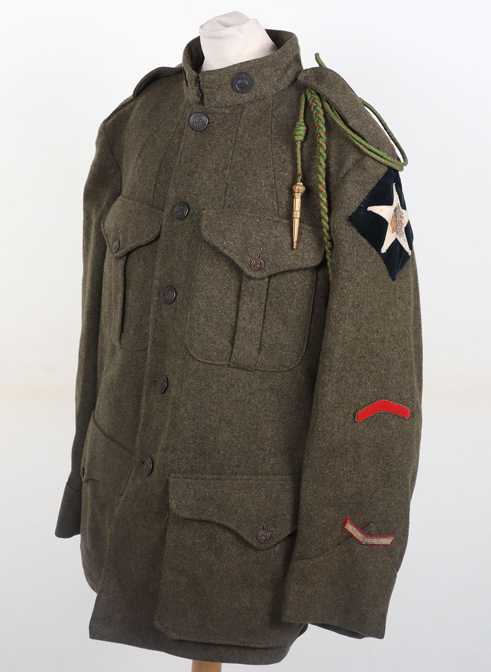 #716 – WW1 US Marine Corps HQ Company 6th US Marine Regiment 2nd Infantry Division Tunic