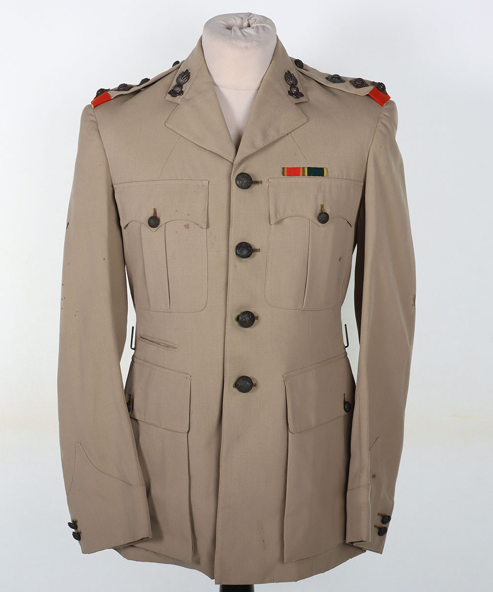 #721 – WW2 South African Artillery Officers Service Dress Tunic