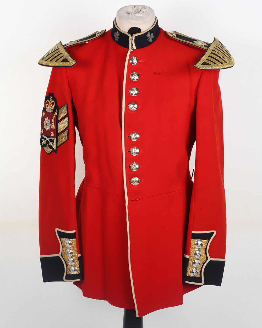 #730 – EIIR Irish Guards Colour Sergeants Full Dress Tunic