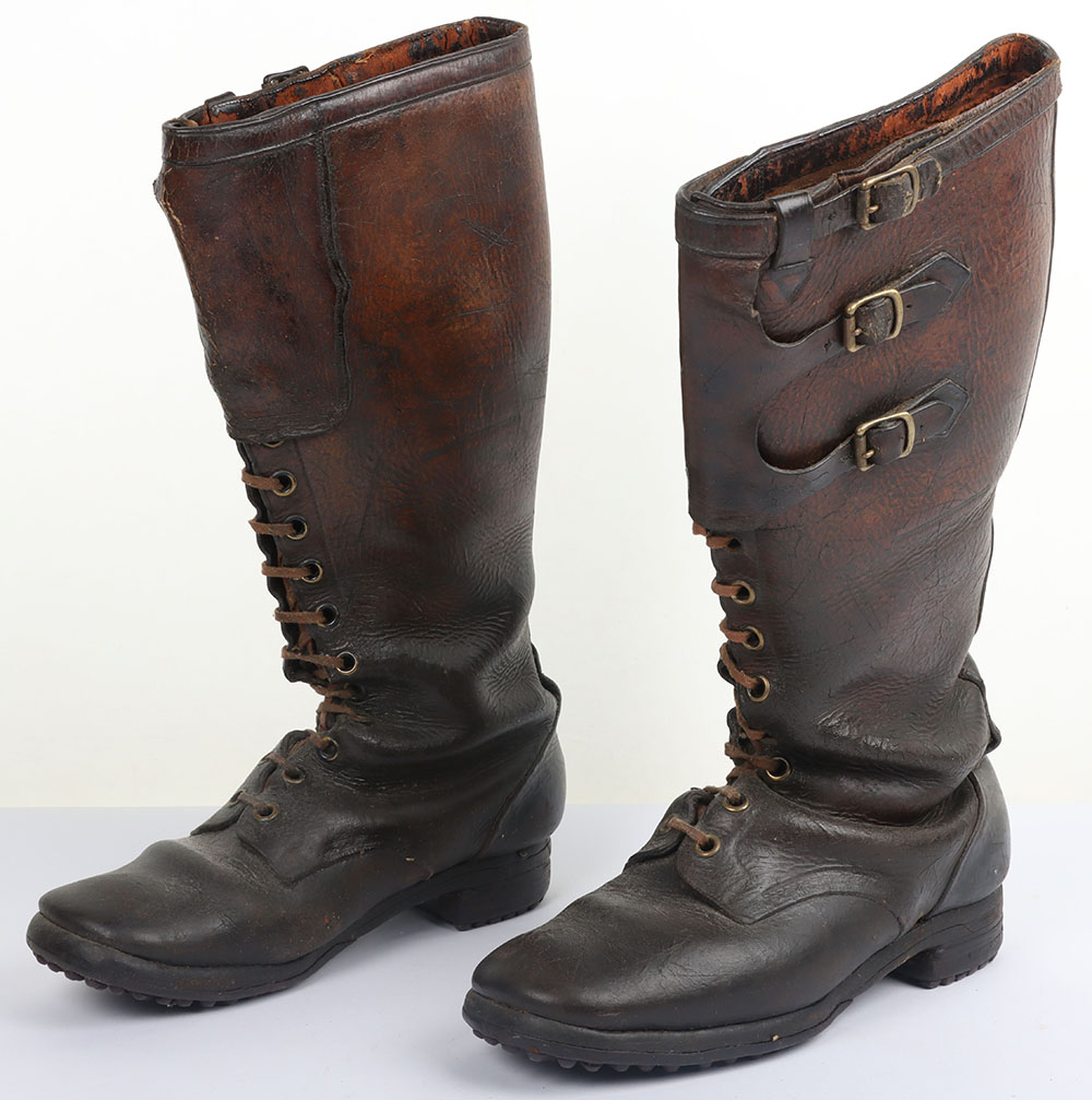 #746 – WW1 British Royal Field Artillery Pattern Leather Boots