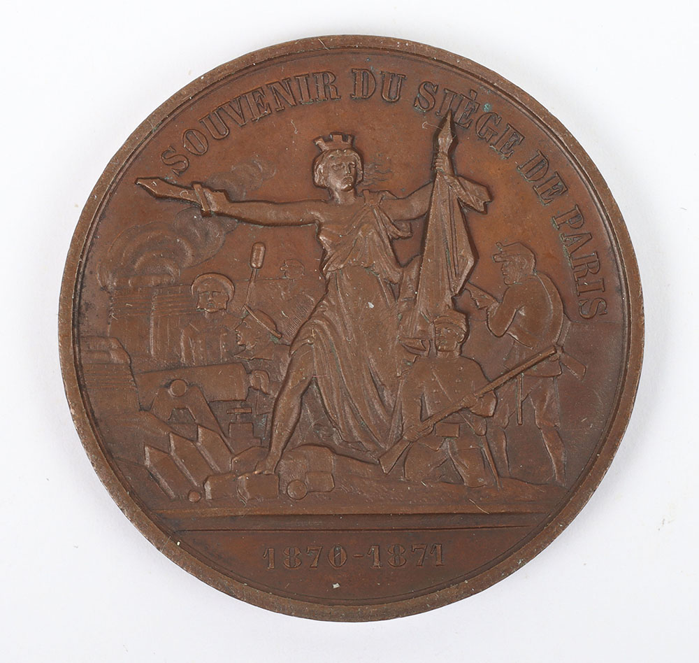 #75 – French Siege of Paris 1870-71 Commemorative Medallion