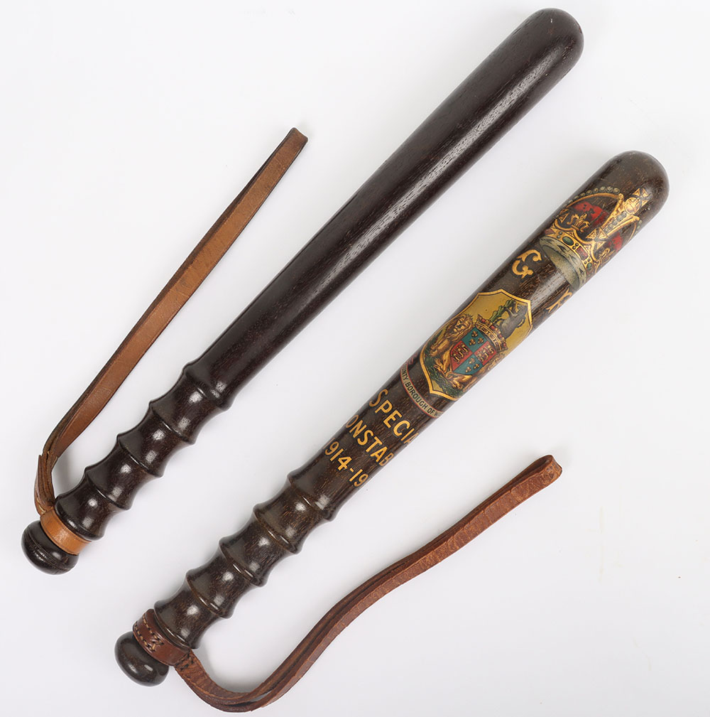 #760 – Great War County Borough of Walsall Special Constabulary Commemorative Truncheon