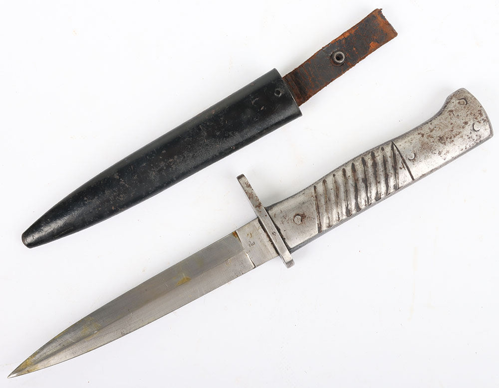 #795 – Rare WW1 German All Steel Trench Fighting Knife by Ernst Busch Solingen