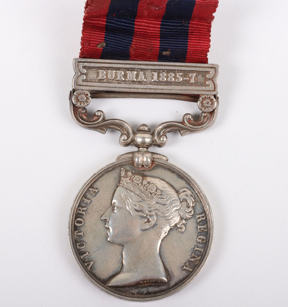 #8 – Indian General Service Medal to the Scottish Division Royal Artillery for the Third Burmese War