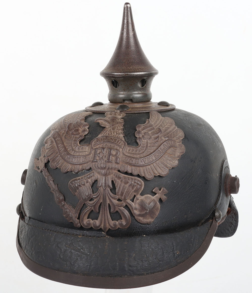 #805 – WW1 German Prussian M-15 Pickelhaube