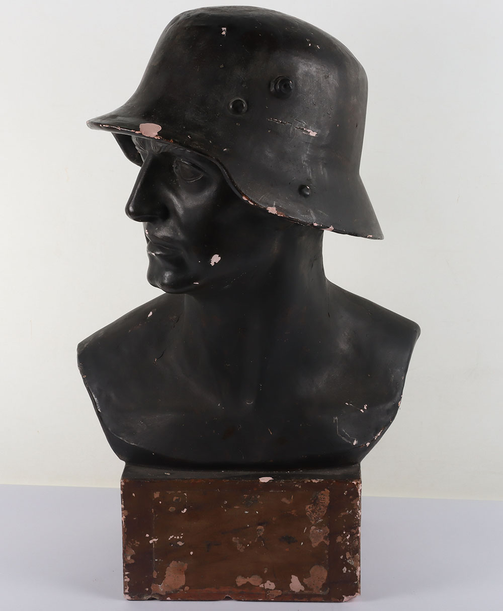 #810 – Large Bust in the Form of ‘The Hero German Soldier’