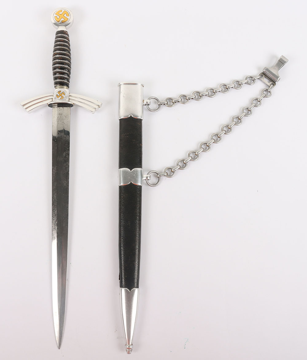 #845 – Third Reich Luftwaffe Officers 1st Pattern Dress Dagger by E & F Horster Solingen