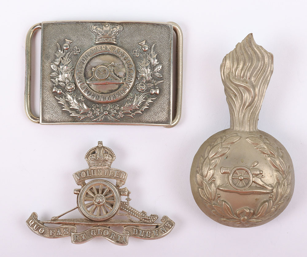 #89 – Middlesex Artillery Volunteers Badges