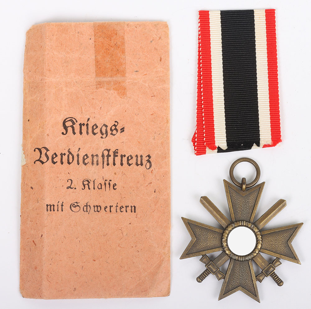 #891 – Third Reich War Service Cross 2nd Class with Swords by Moritz Hauch A.G. Pforzheim