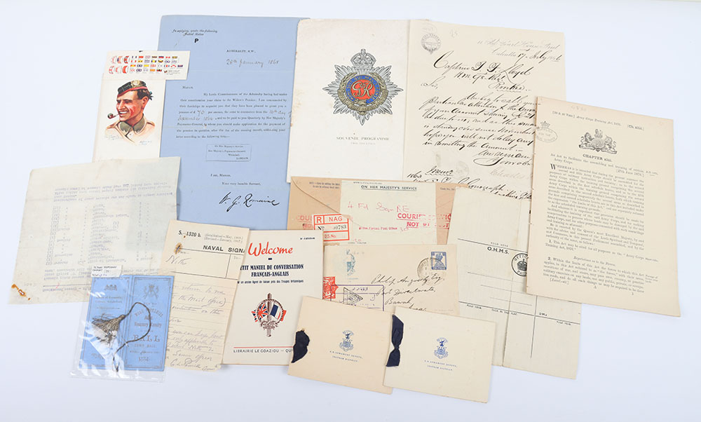 #104 – Interesting Collection of Military Ephemera