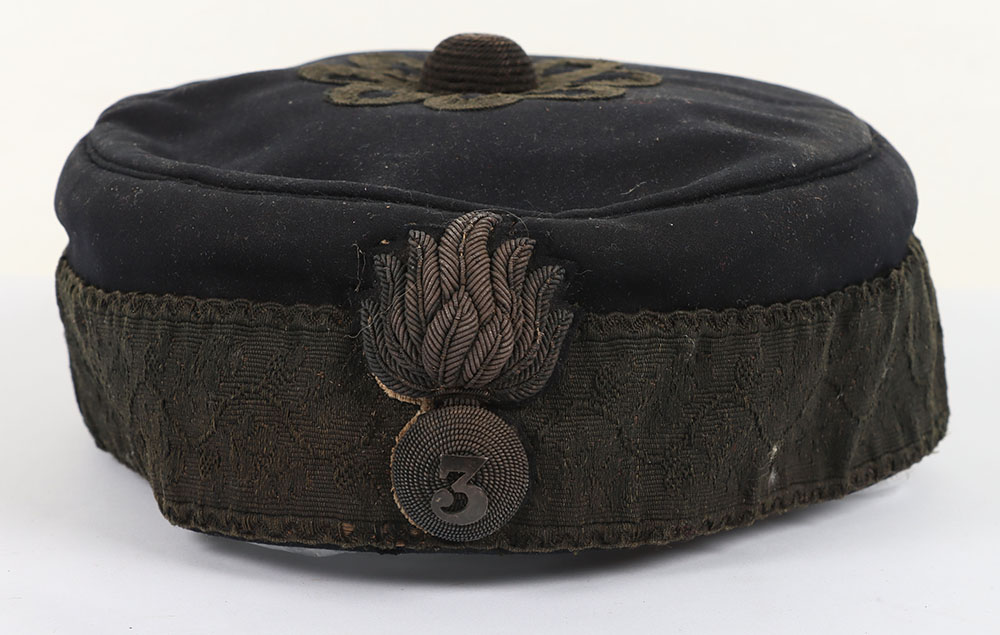 #133 – British 3rd (City of London) Royal Fusiliers Officers Pillbox Cap