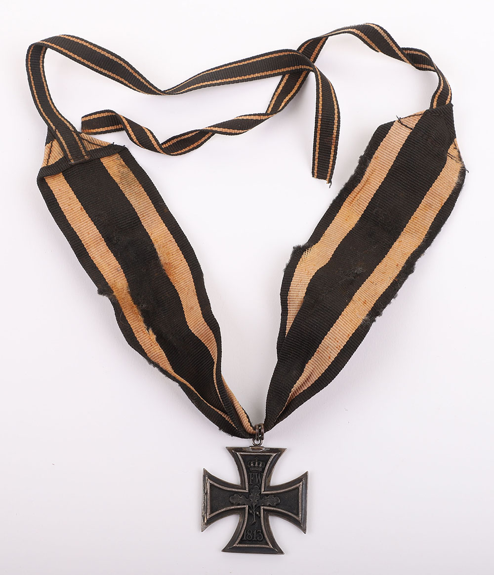 #138 – GERMAN 1870 IRON CROSS 2ND CLASS MODIFIED FOR KNIGHTS CROSS WEAR