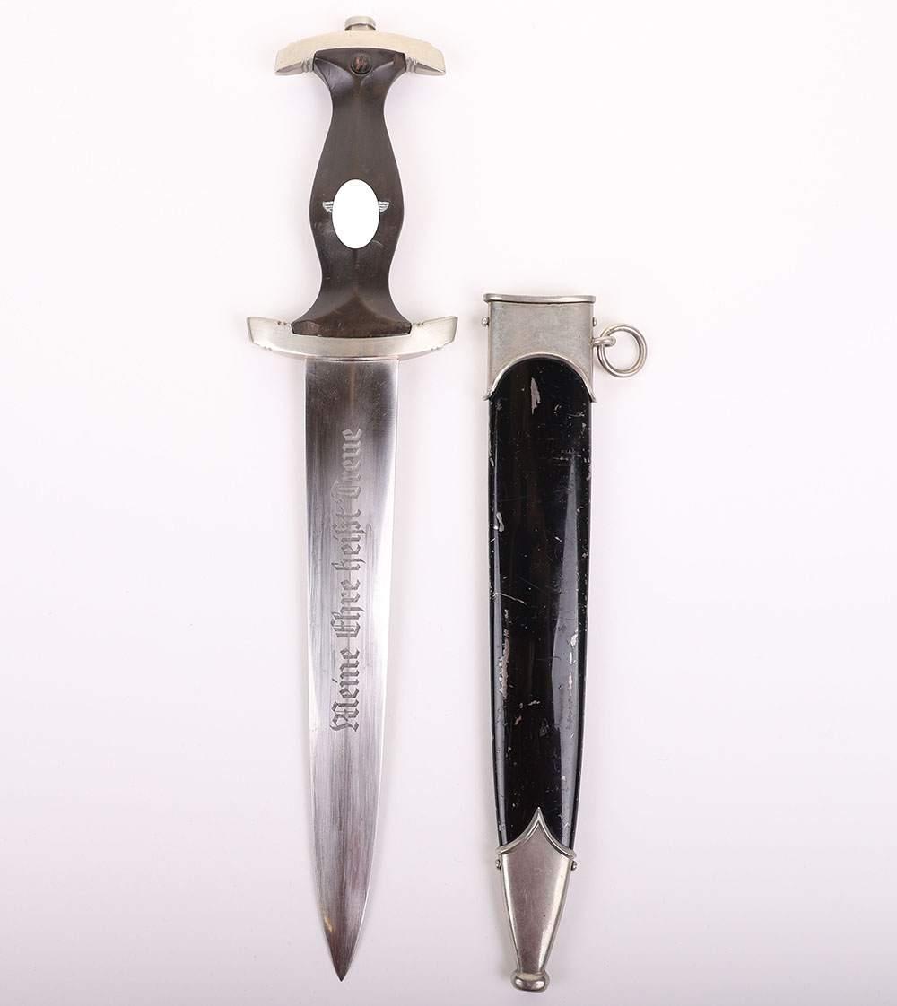 #171 – THIRD REICH SS ENLISTED MANS DRESS DAGGER RZM 120/34 (ERNST PACK?)