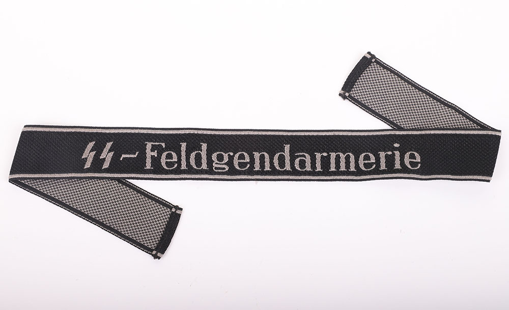 #179 – WAFFEN-SS CUFFTITLE, SS-FELDGENDARMERIE