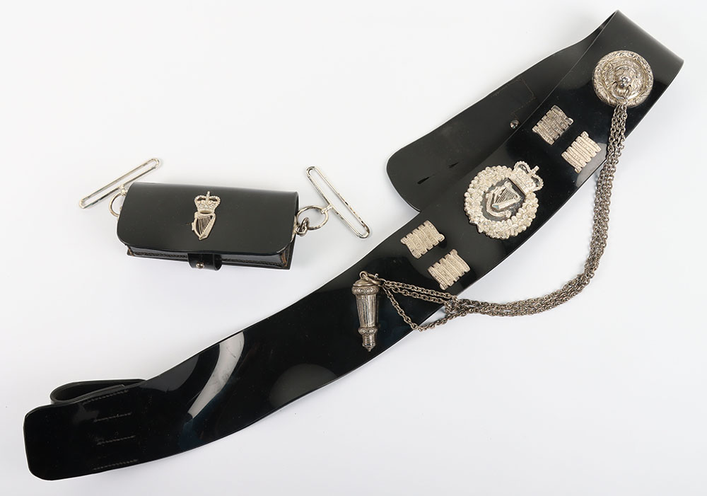 #181 – London Irish Cross Belt and Pouch,