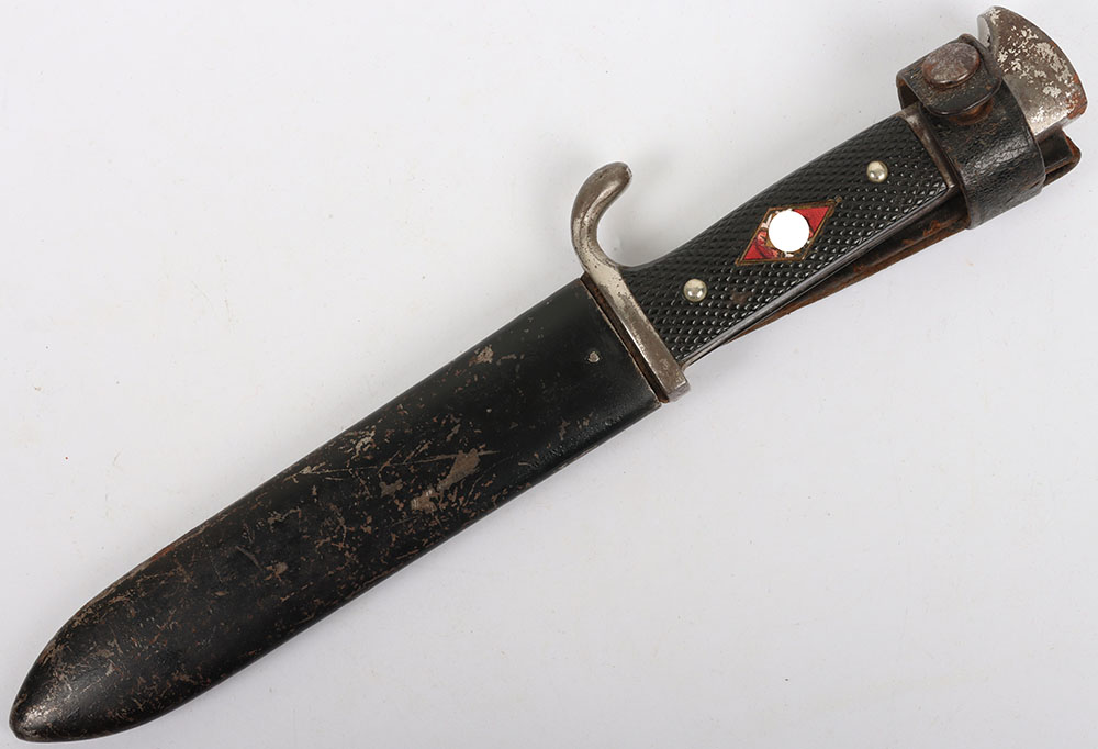 #196 – Third Reich Hitler Youth Boys Dagger by J A Henckels Solingen