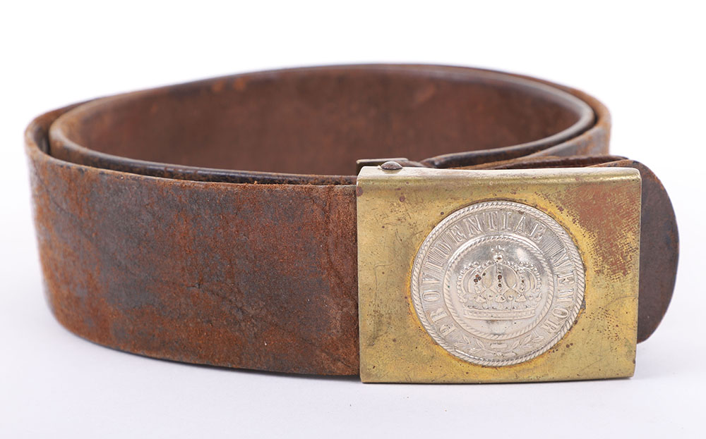 #201 – GERMAN WWI SAXON NCO BELT & BUCKLE