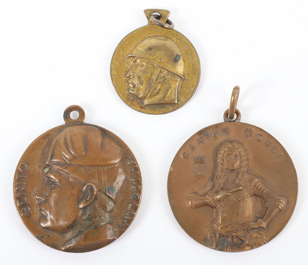 #207 – 3X ITALIAN FASCIST MEDALS