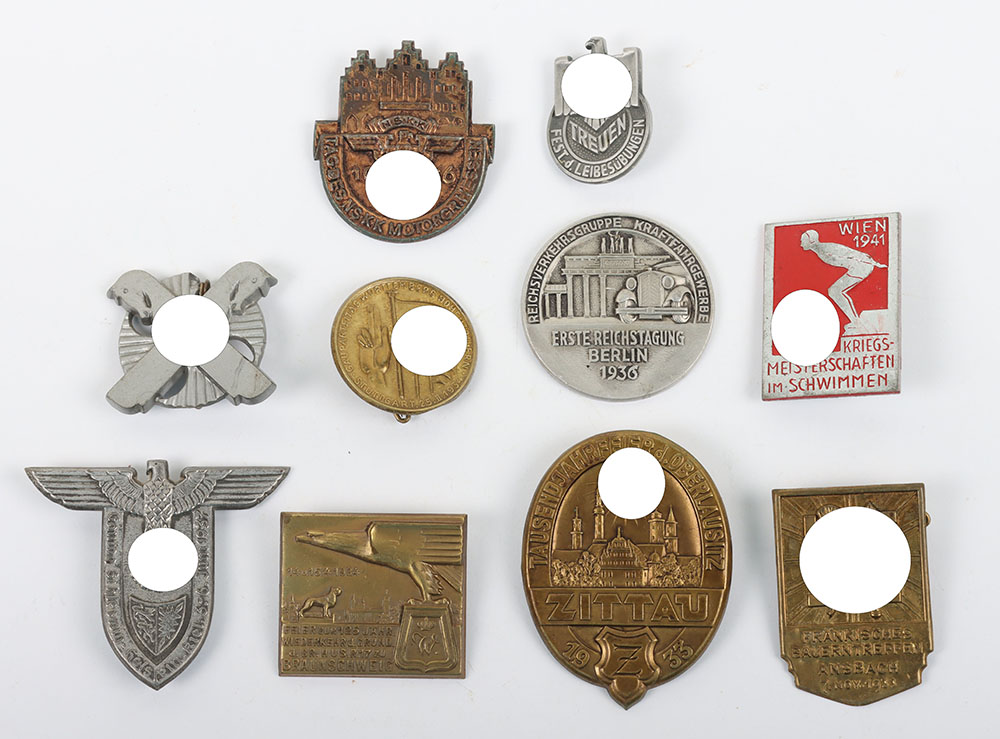 #224 – 10x German Third Reich Rally / Day Badges