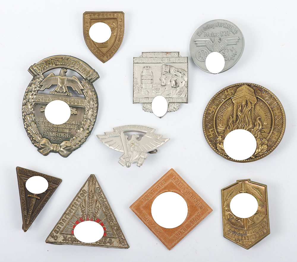 #229 – 10x German Third Reich Rally / Day Badges