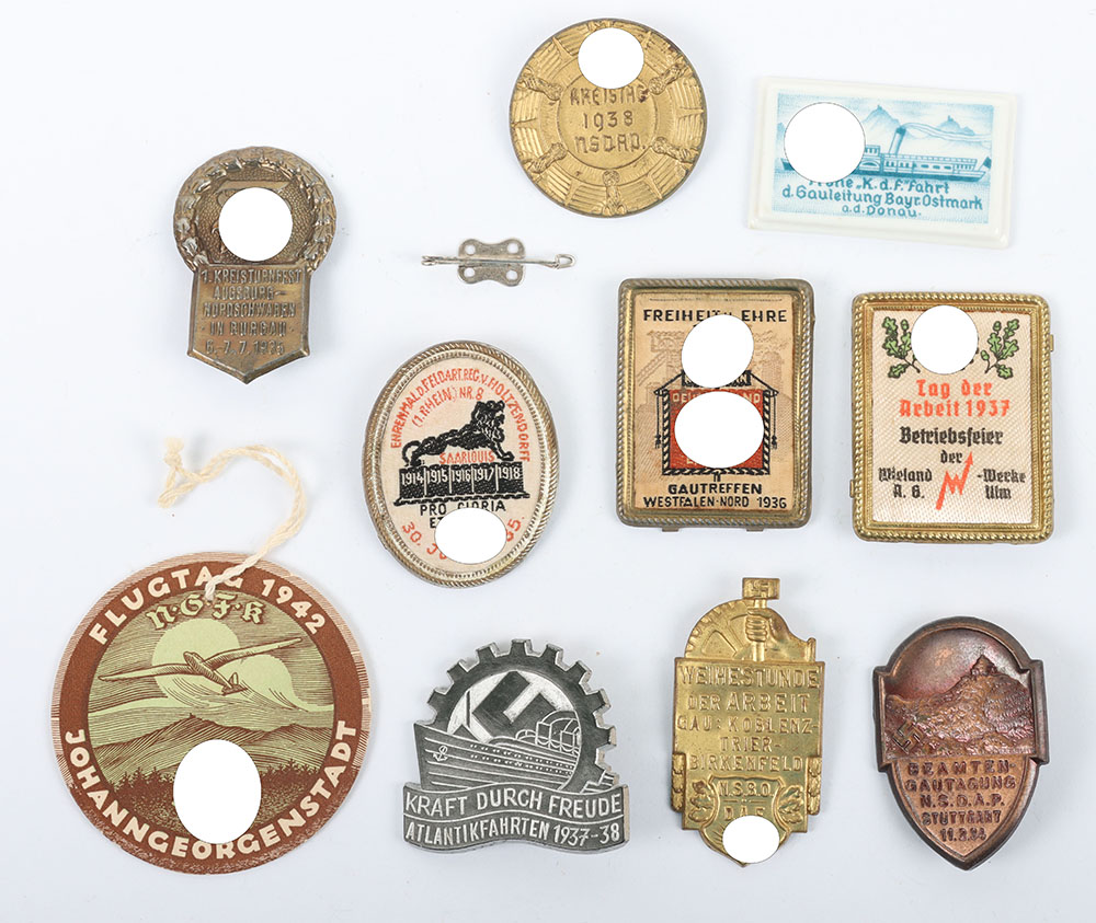 #232 – 10x German Third Reich Rally / Day Badges