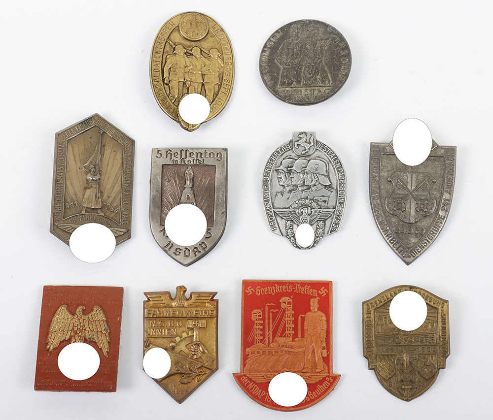 #233 – 10x German Third Reich Rally / Day Badges