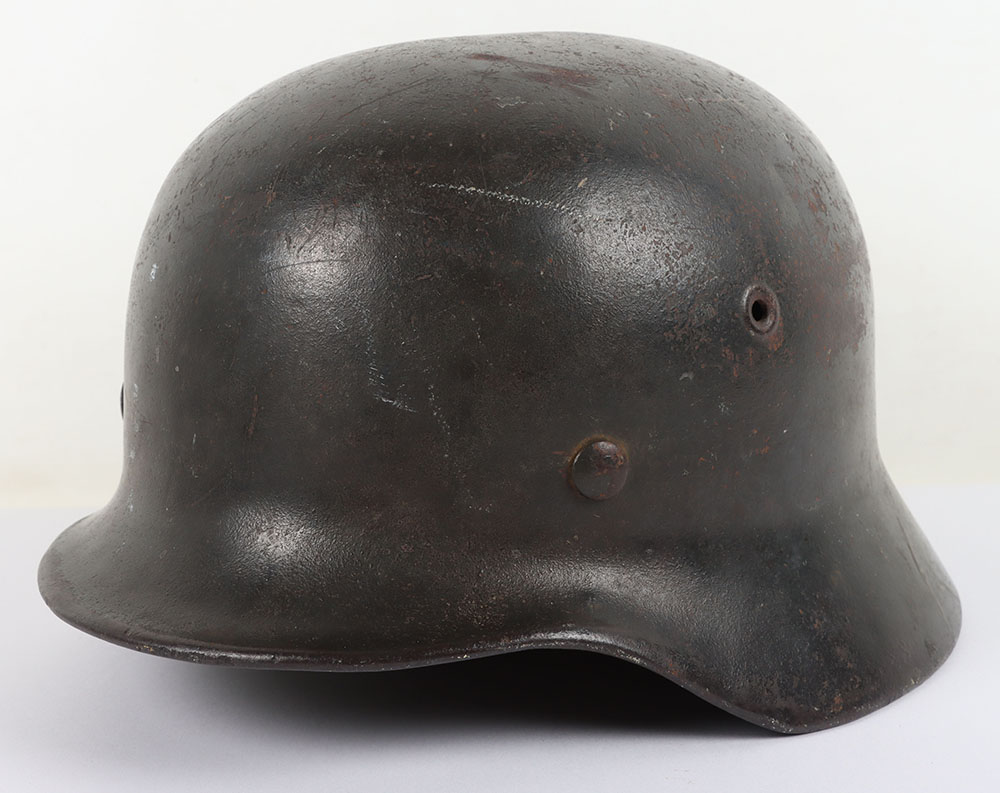 #248 – WW2 German Armed Forces M-40 Steel Combat Helmet