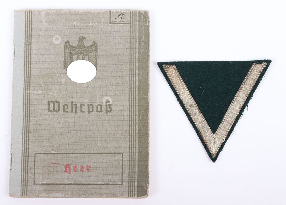 #283 – WW2 German Army Wehrpass Infantry Ersatz Battalion 483