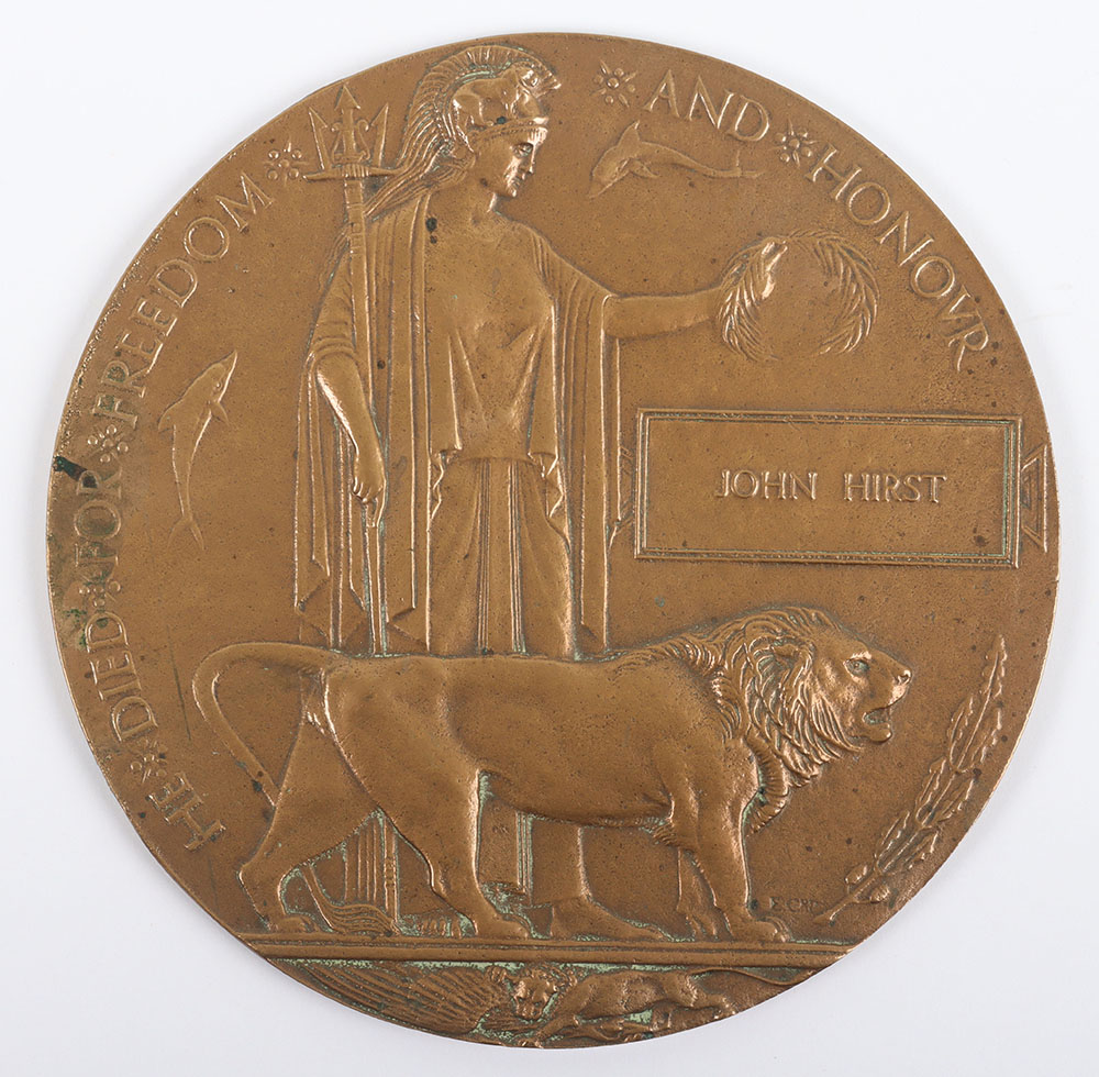 #29 – Great War Bronze Memorial Plaque