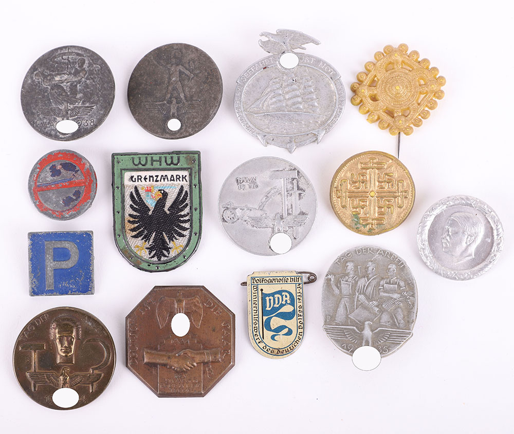 #292 – GROUPING OF THIRD REICH RALLY / DAY BADGES