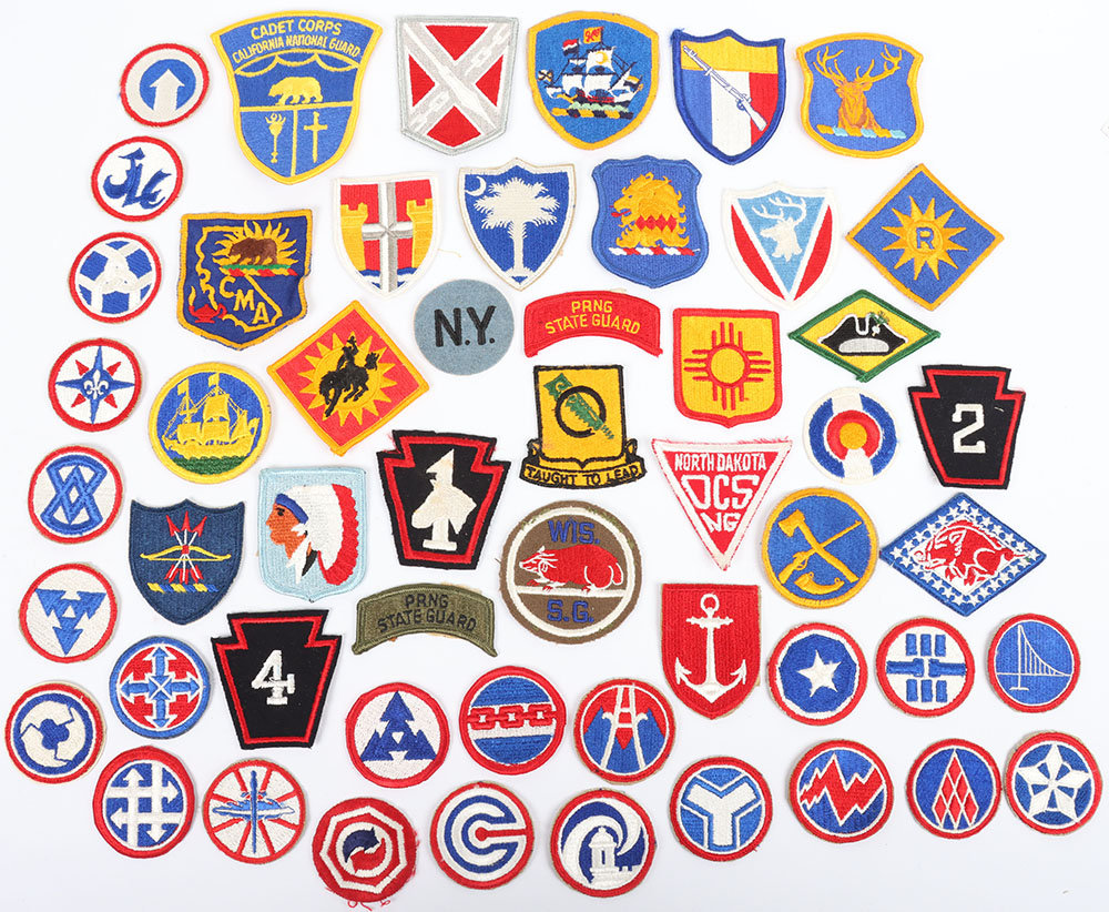 #72 – Grouping of US Military Tunic Patches