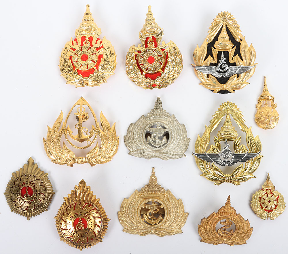 #73 – Grouping of Thai and Siamese Military Badges