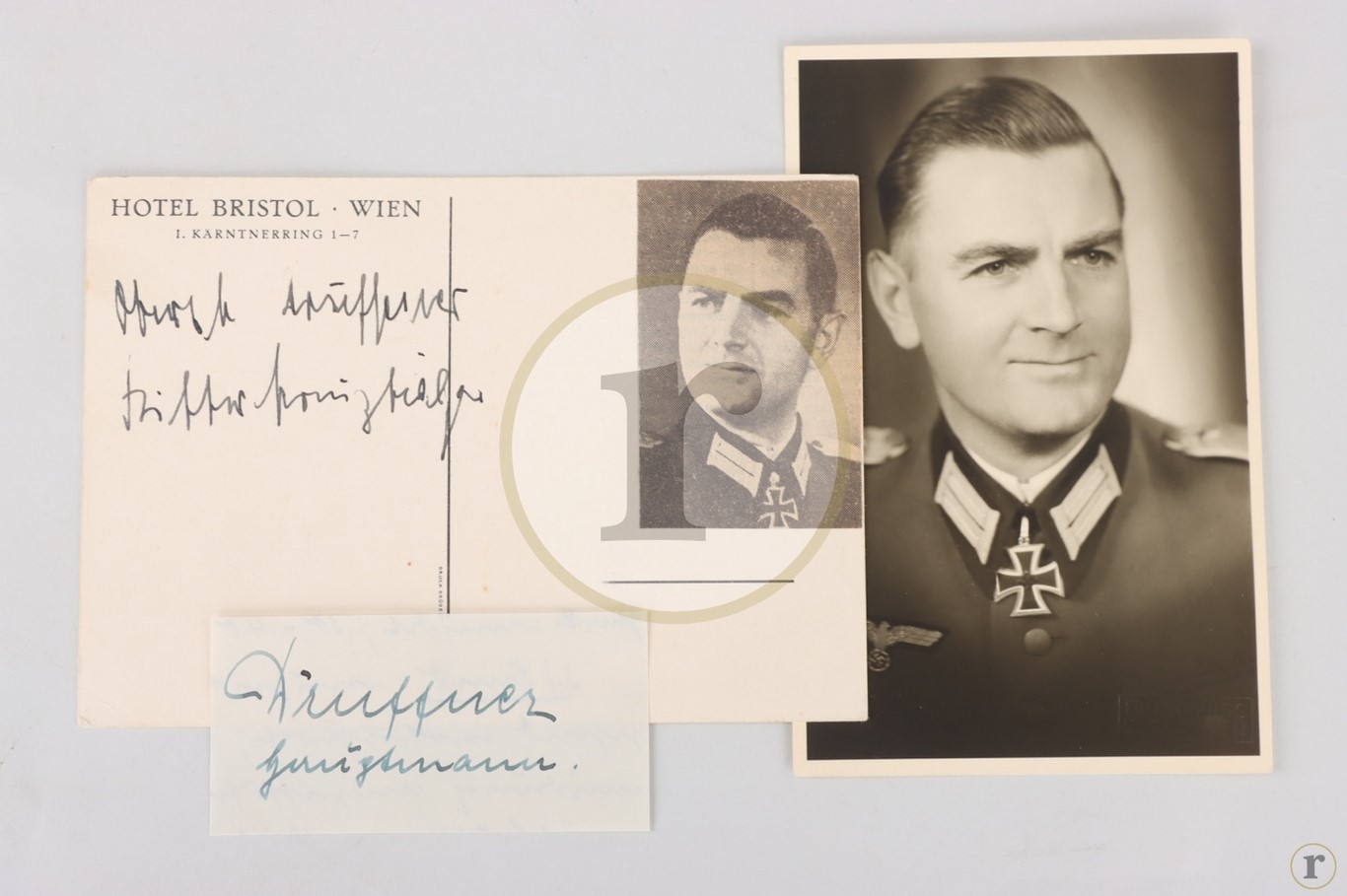 #70-0002 – Alfred, Druffner – portrait photo & autograph