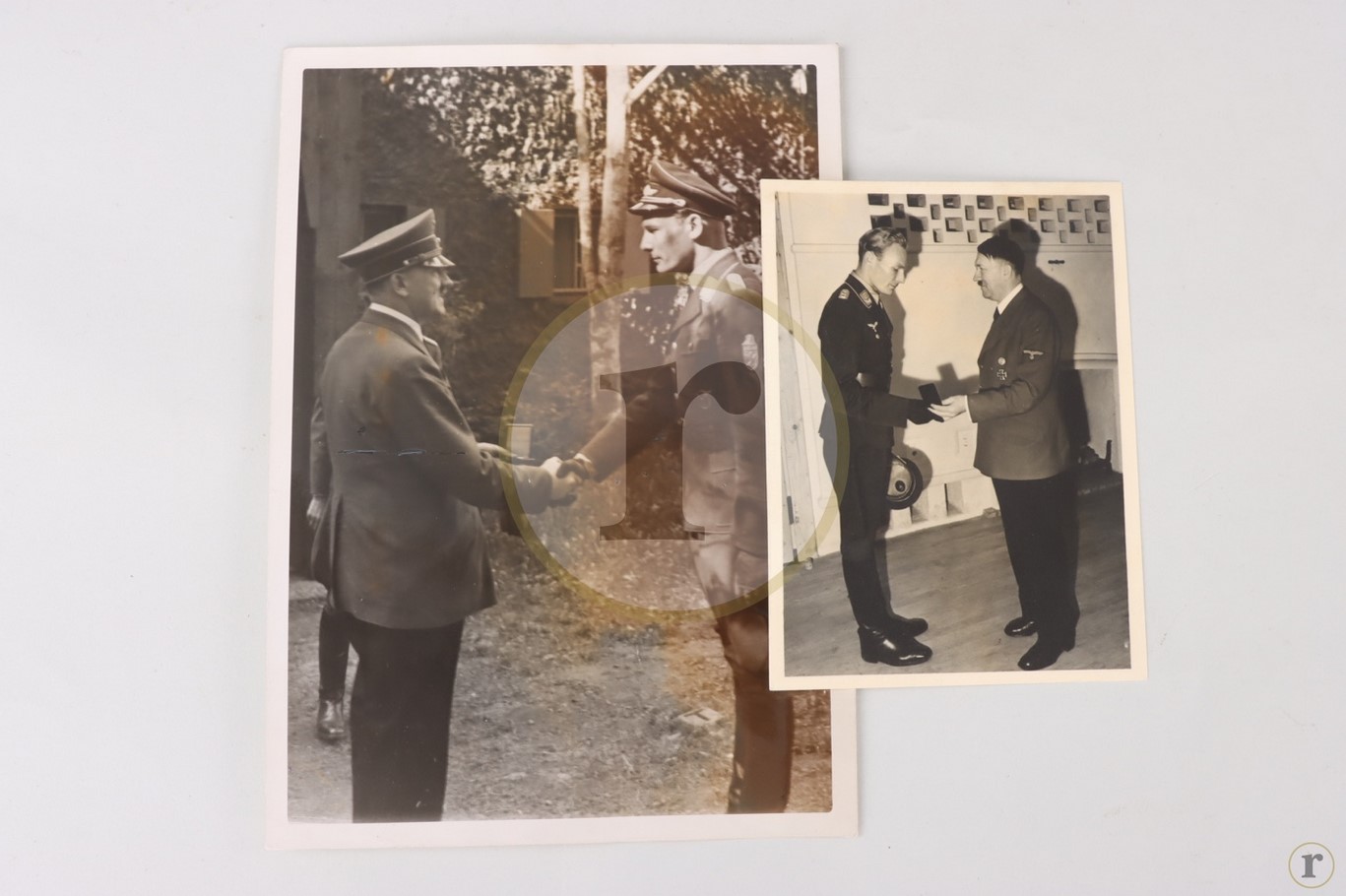 #70-0014 – Baumbach, Werner – two photos with Hitler