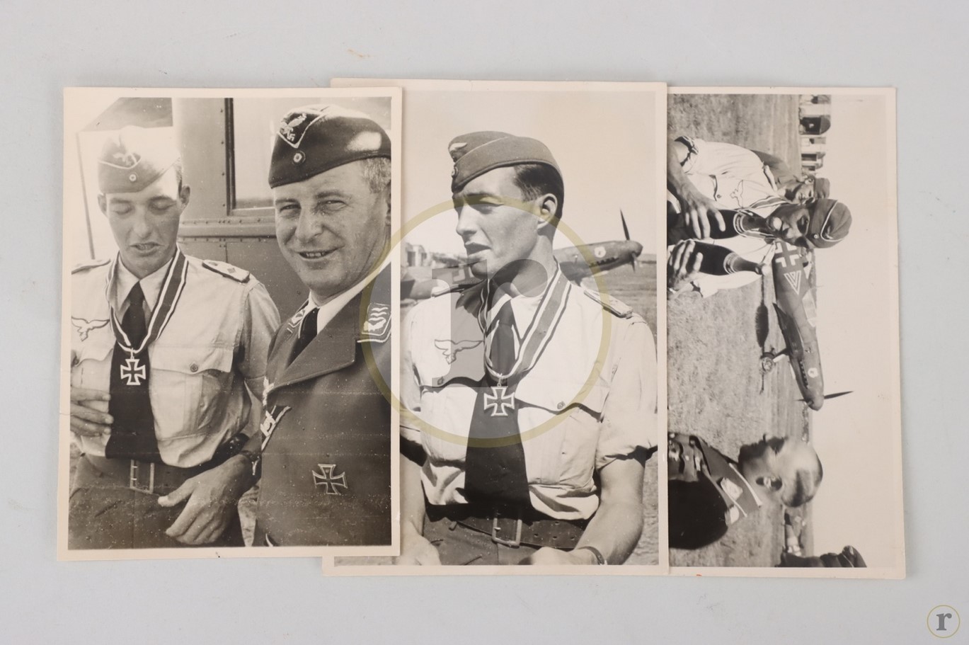 #70-0147 – Huy, Wolfdietrich – 3 photos Knight’s Cross ceremony