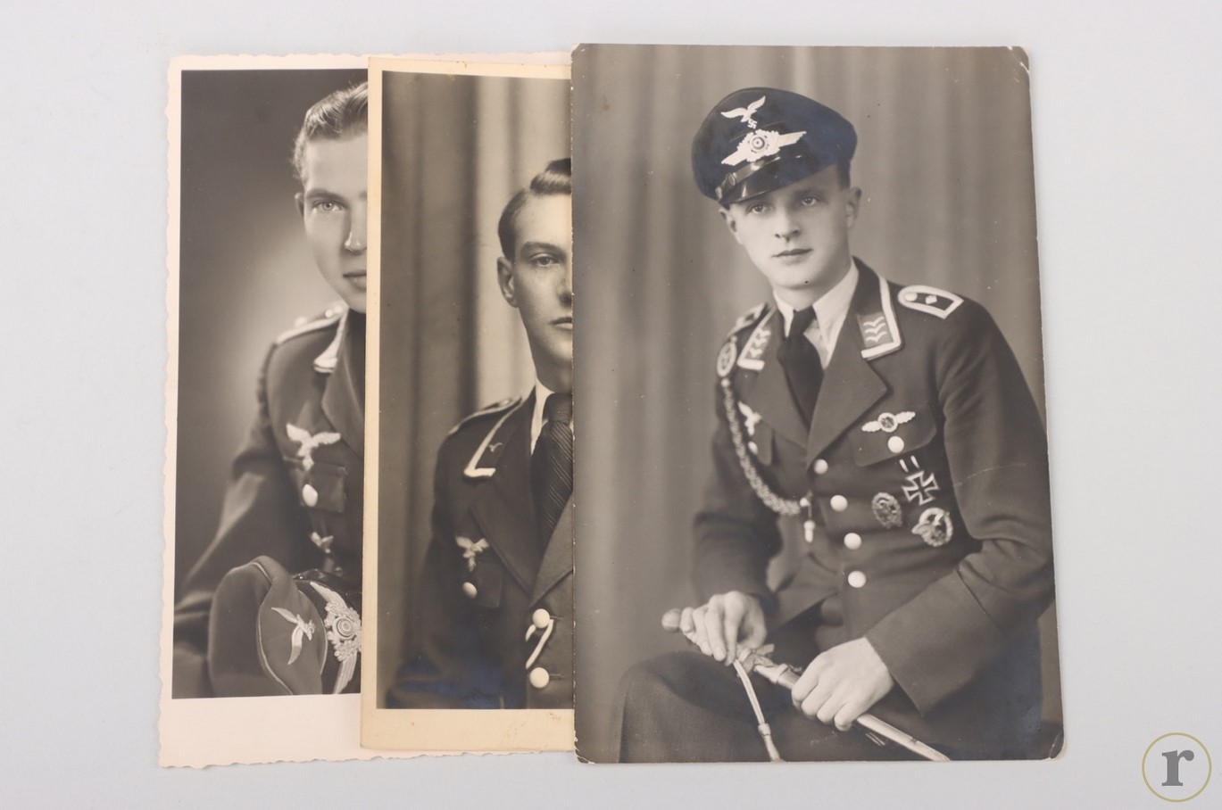 #70-0402 – 3 x Luftwaffe portrait photos