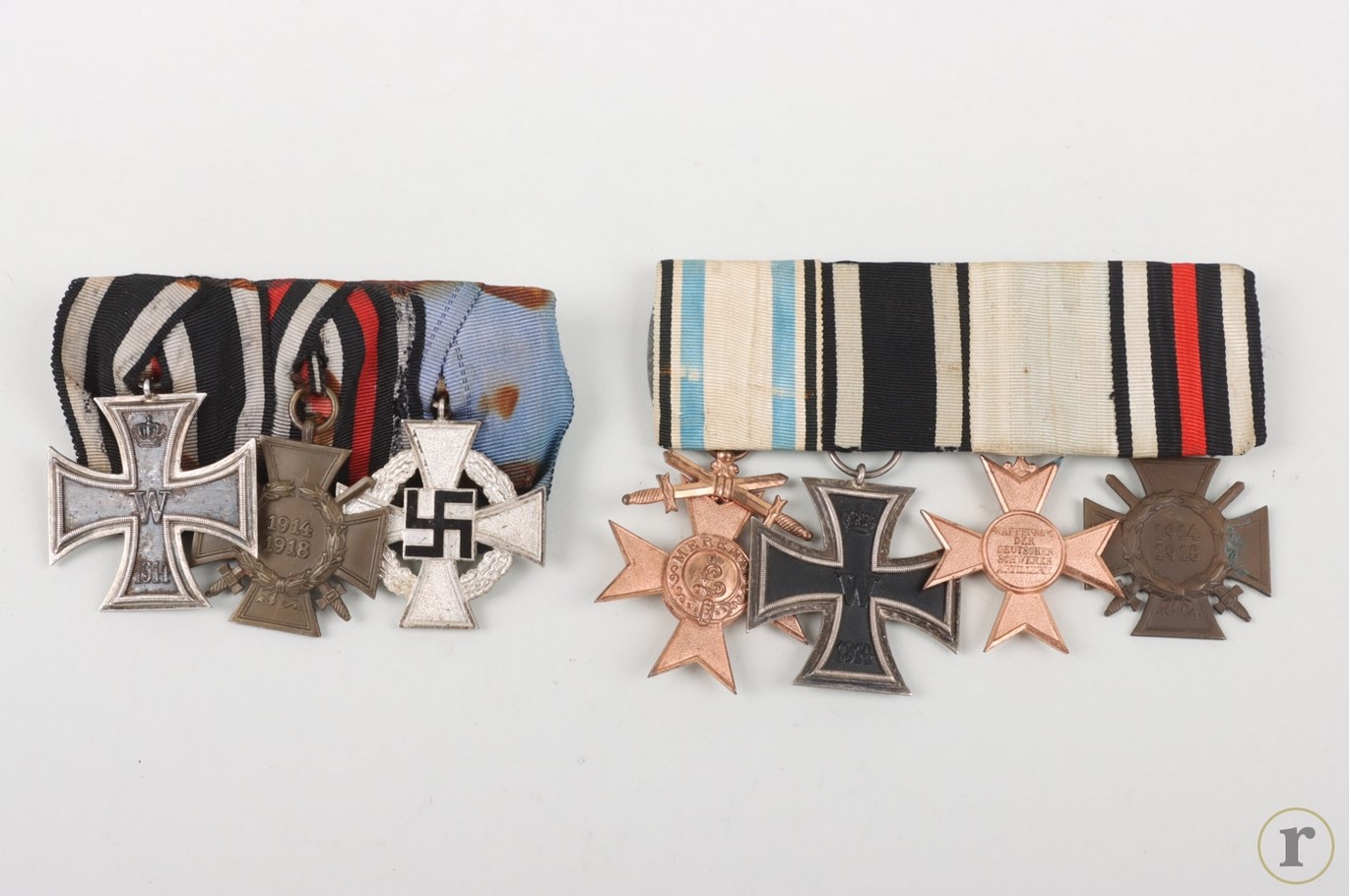 #71-0372 – Two medal bars of WWI veterans