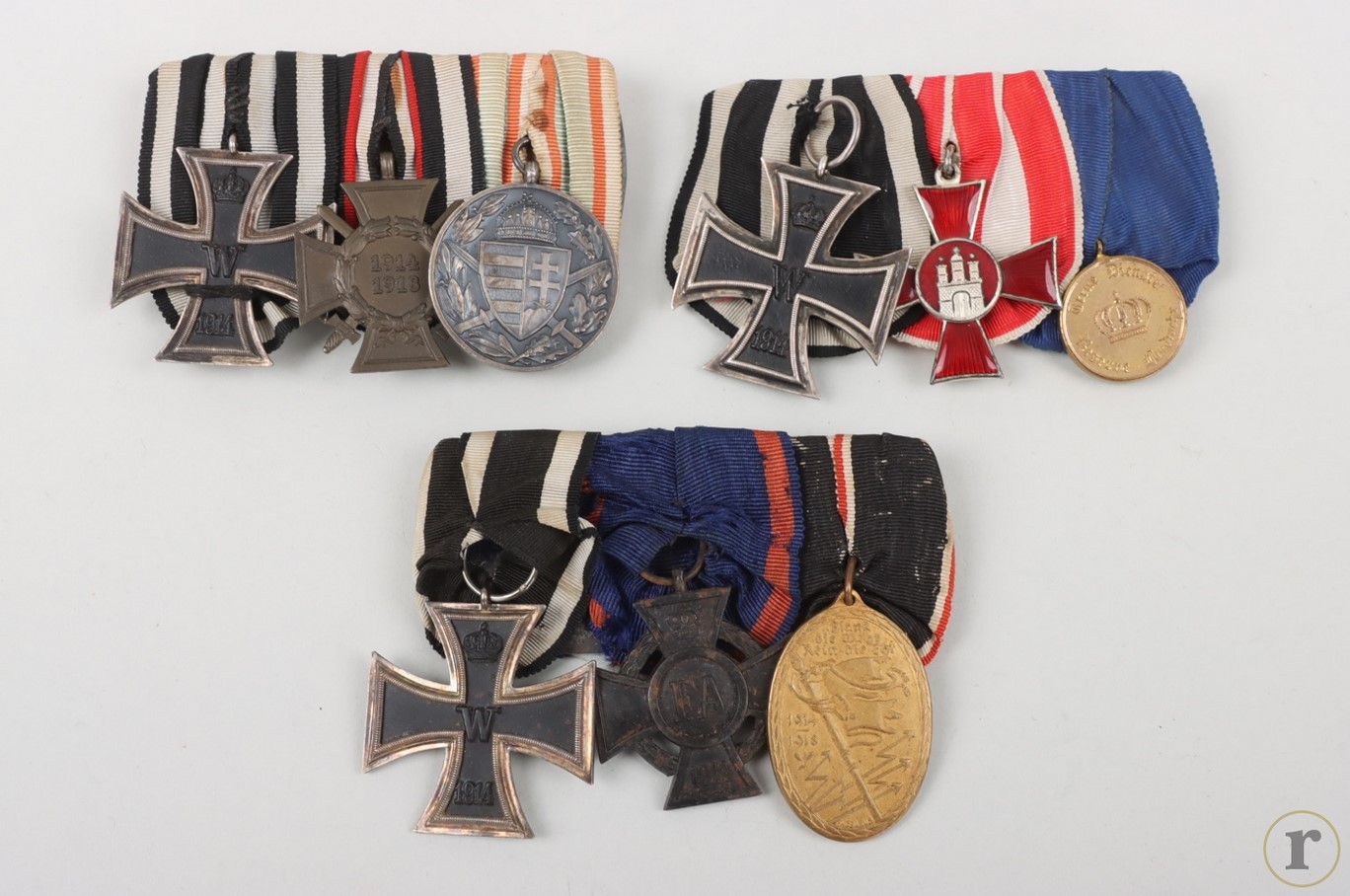 #71-0373 – 3 x WWI medal bars