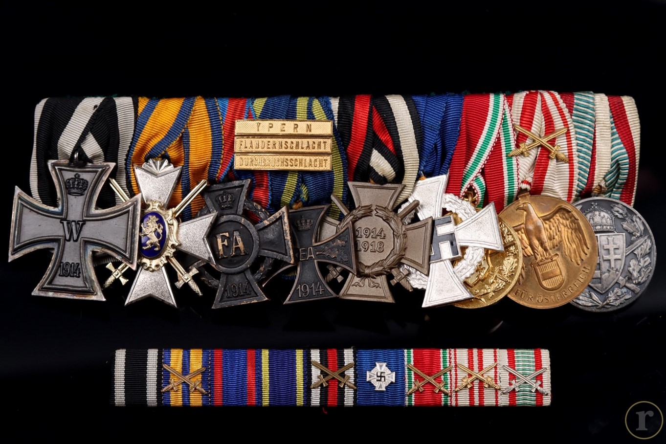 #71-1108 – Medal bar of a brave Schwarzburger