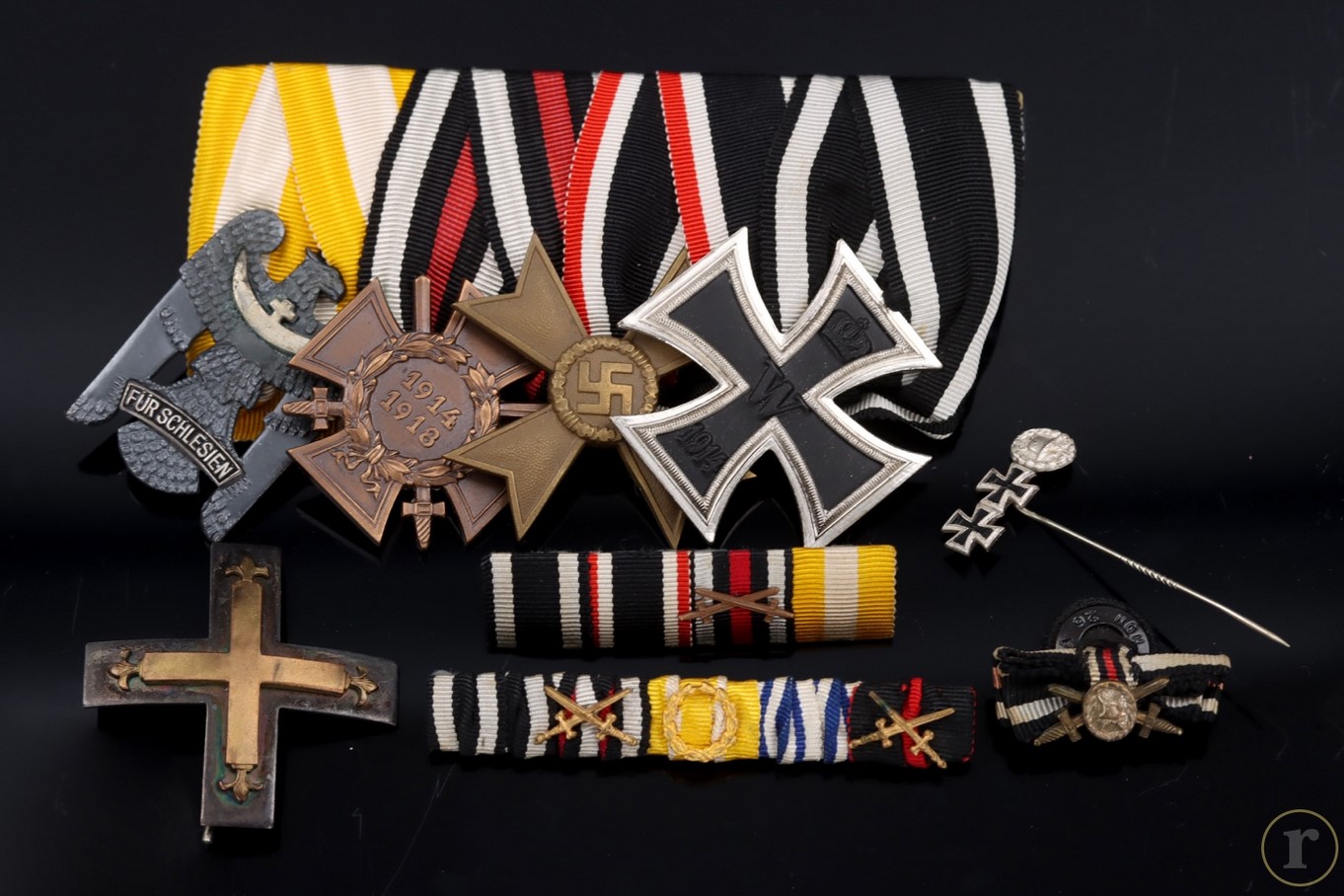 #71-1131 – Medal bars of a Freecorps Veteran