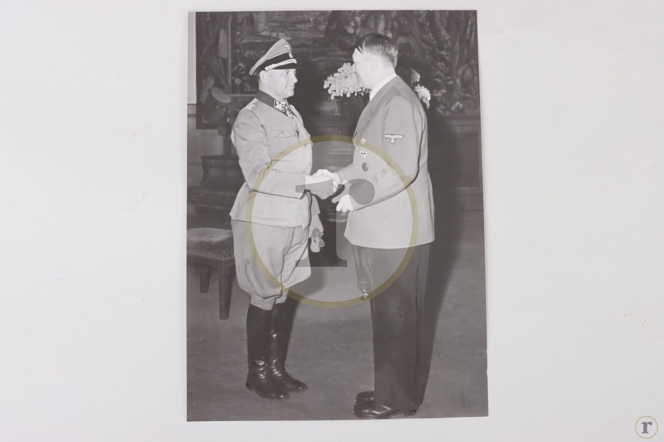 #70-0045 – Dietrich, Josef – press photo with Adolf Hitler